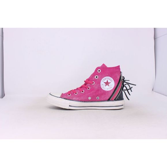 Converse Chuck Taylor Tri Zip Hi Cosmo Pink 545020C Women's - Picture 3 of 8